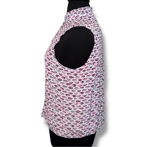 NIC+ZOE Sealed with a Kiss Sleeveless Blouse - XXL Purple - Picture 3 of 12